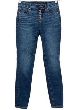 JAG JEANS Women's Denim Jeans Size 2/26 Valentina Skinny Blue Elastic Waistband